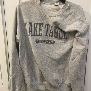Lake Tahoe grey sweatshirt